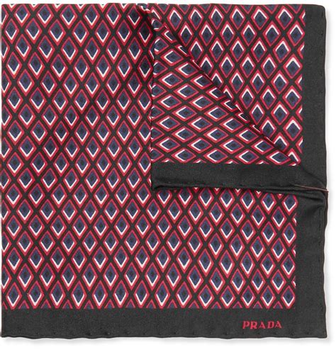 prada pocket square.